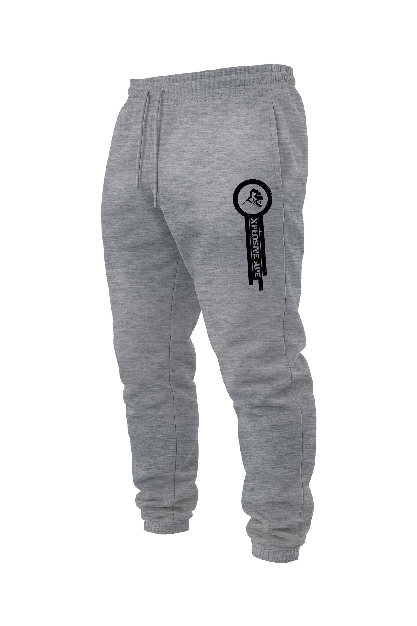 XAPE Panelled V2 Joggers - Heather Grey