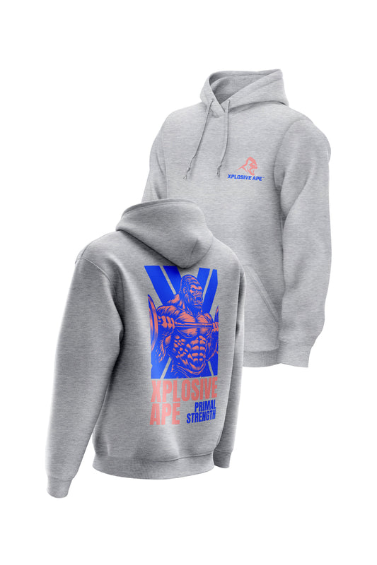 XAPE Primal Strength V1 Hoodie - Grey