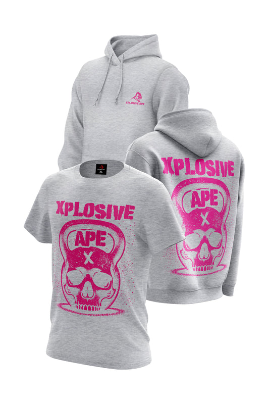 XAPE Pistol Hoodie & Tee Combo - Sports Grey