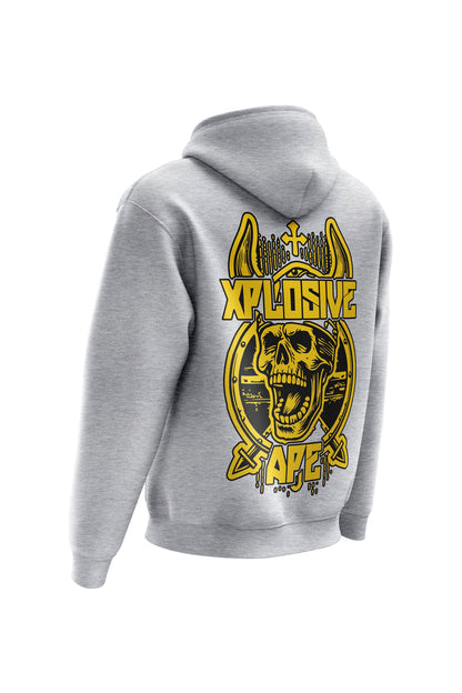 XAPE Raider Hoodie - Heather Grey