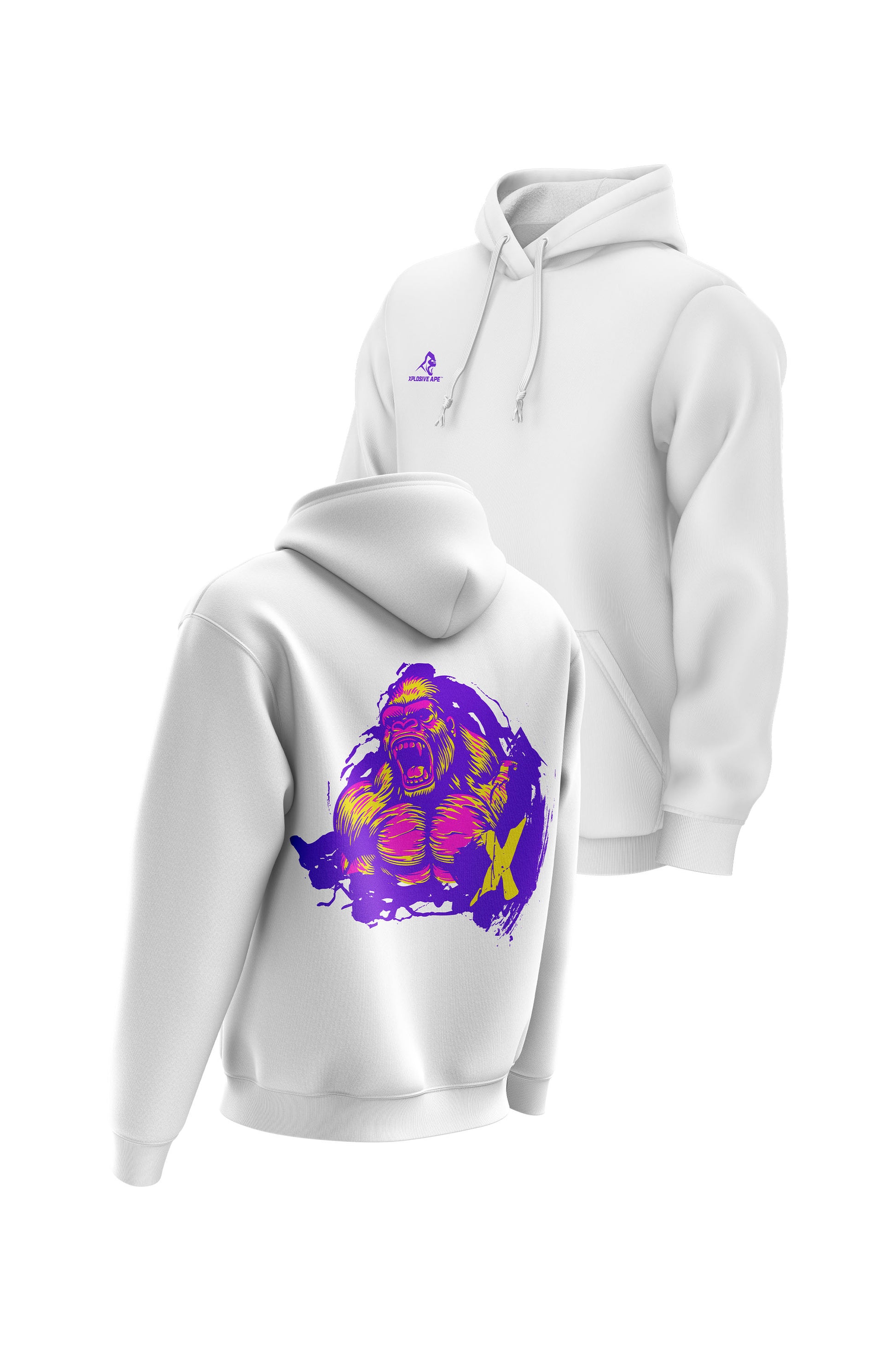 XAPE Relentless V2 Hoodie - White