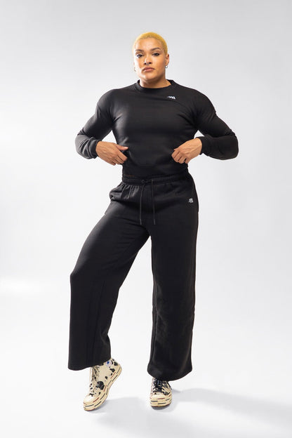 XAPE Core Logo Cropped Sweatshirt - Black