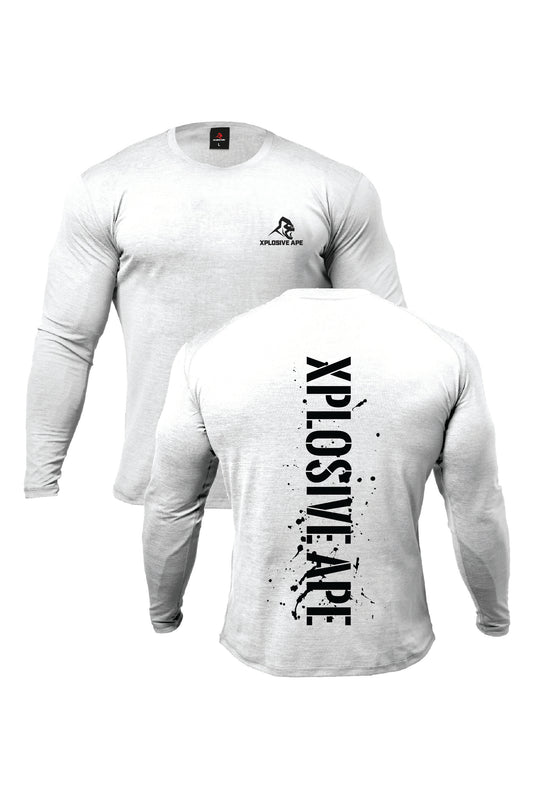 XAPE Smackdown V2 Long Sleeve Tee - White