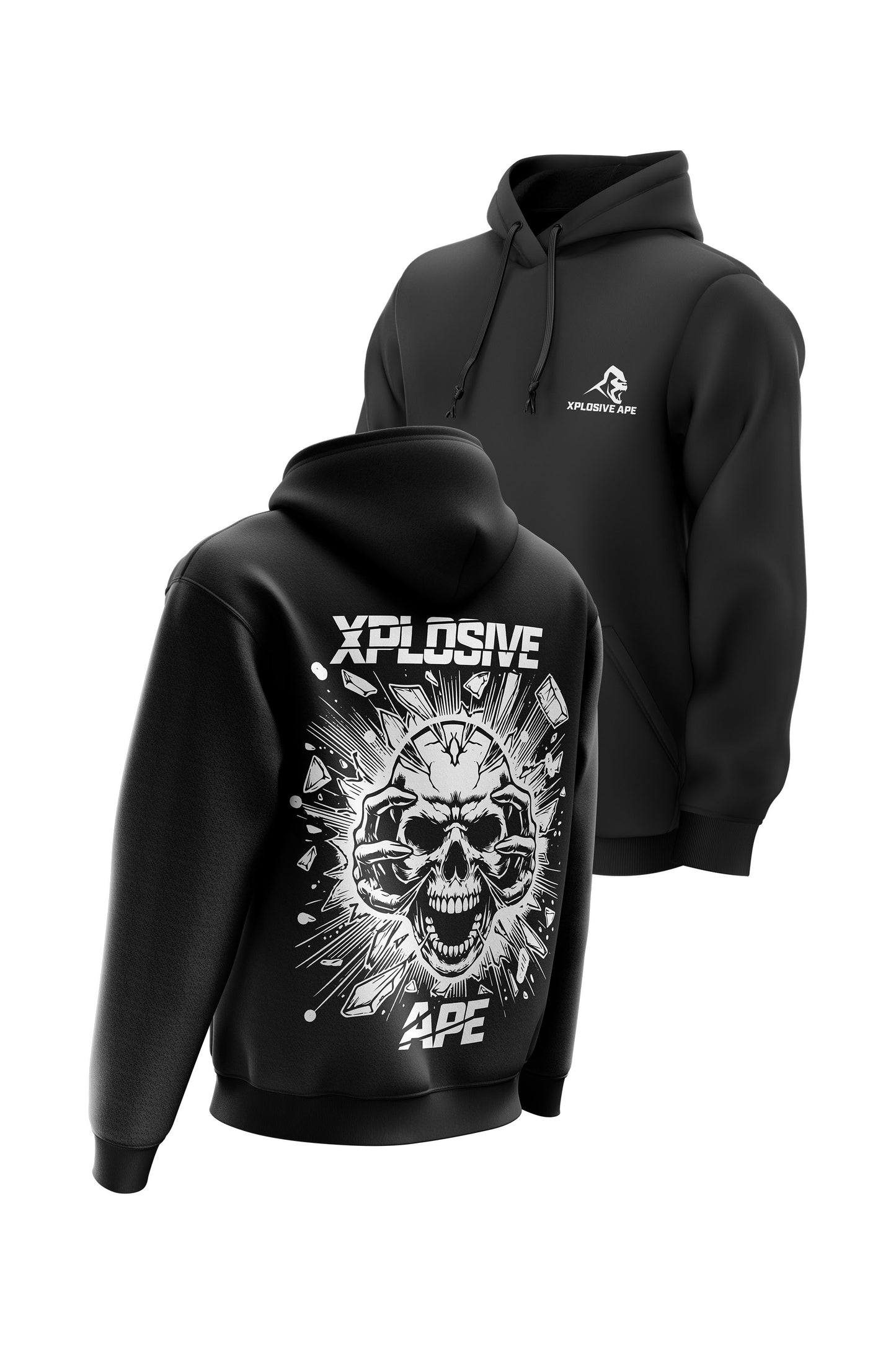 XAPE Shatter Hoodie - Black