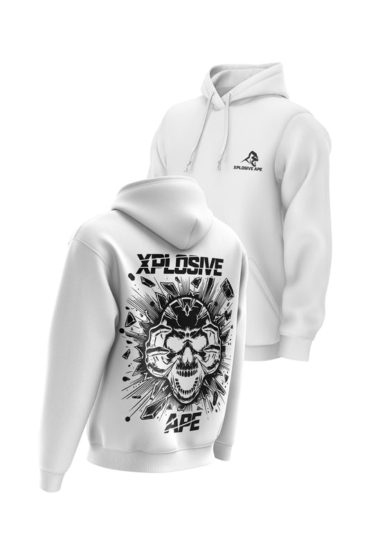 XAPE Shatter Hoodie - White