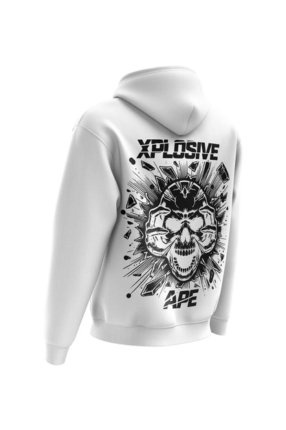 XAPE Shatter Hoodie - White