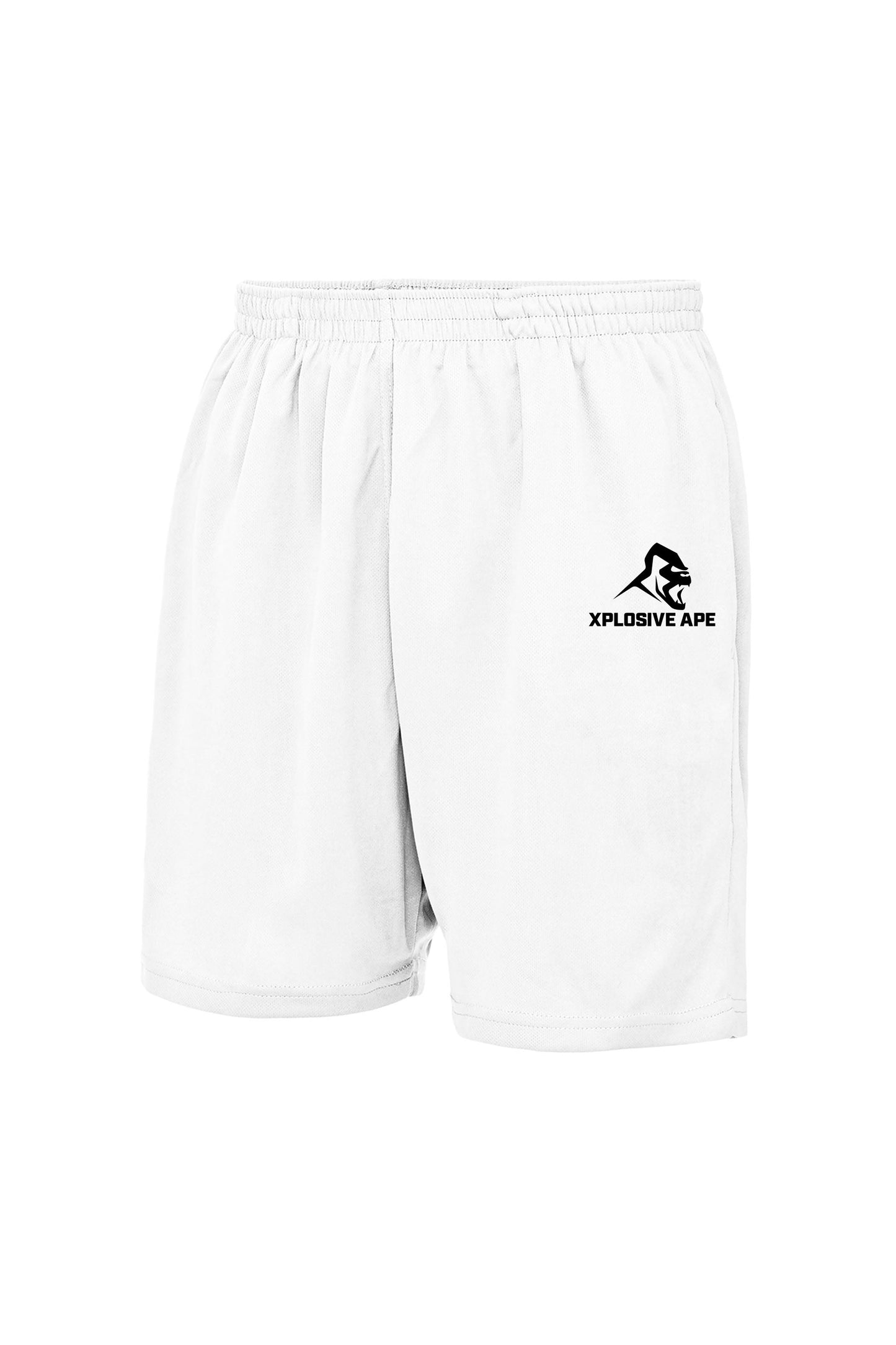 XAPE Classic Logo Mesh Shorts - White