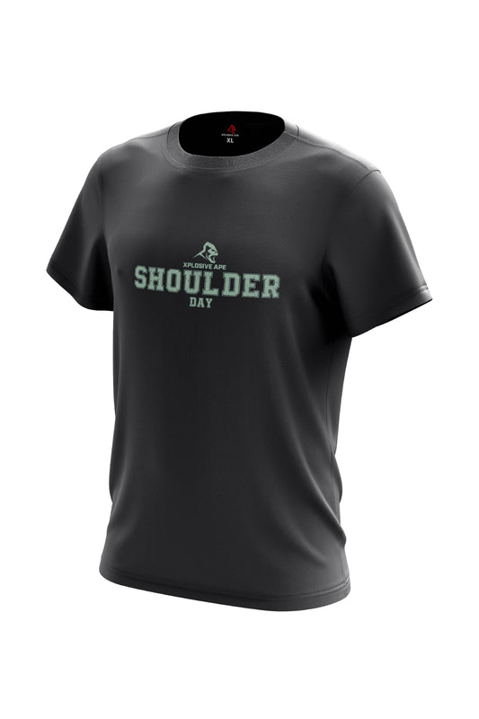 XAPE Shoulder Day V1 Tee - Charcoal
