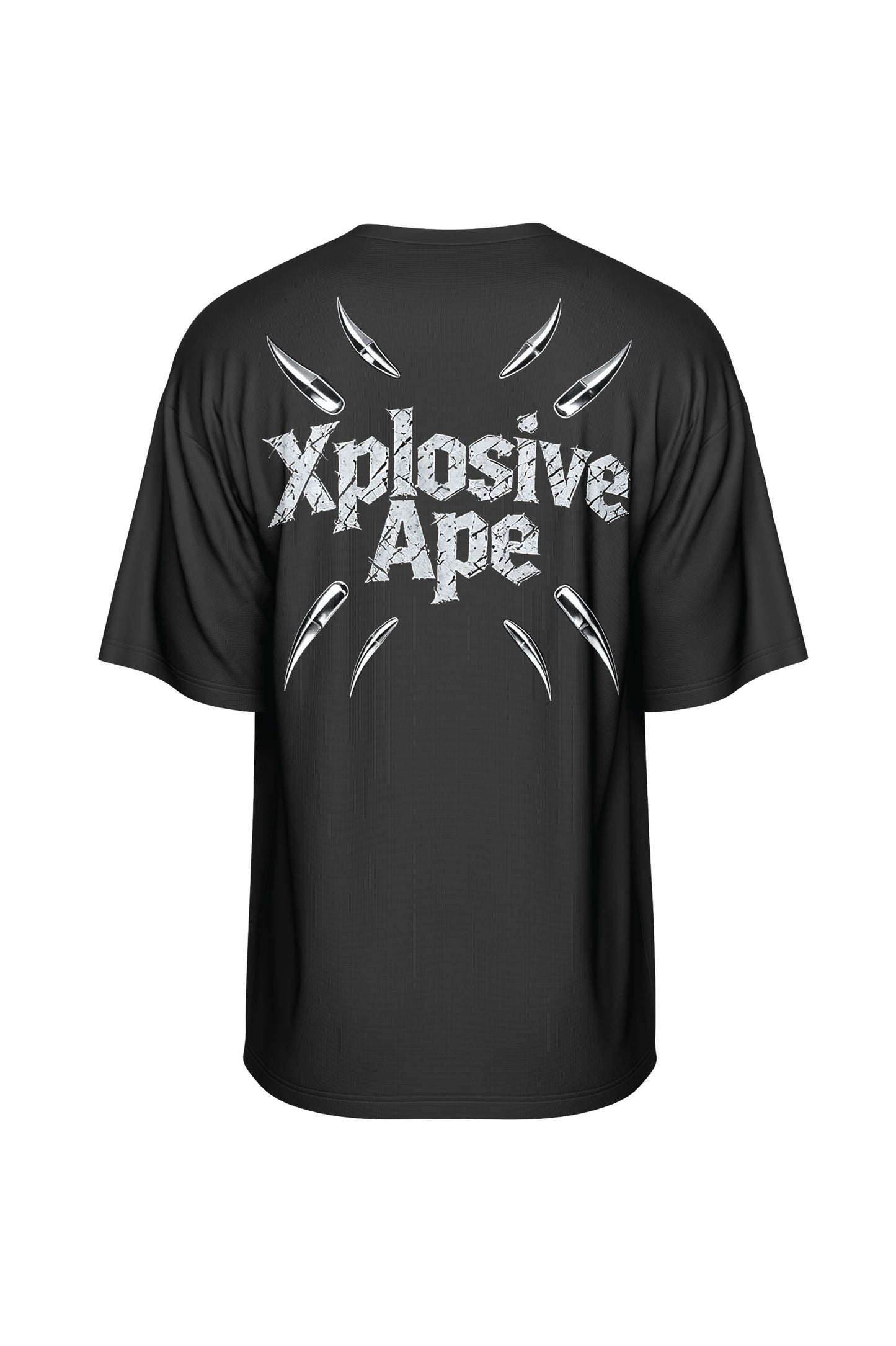 XAPE Shrapnel Burst Oversized Tee - Black