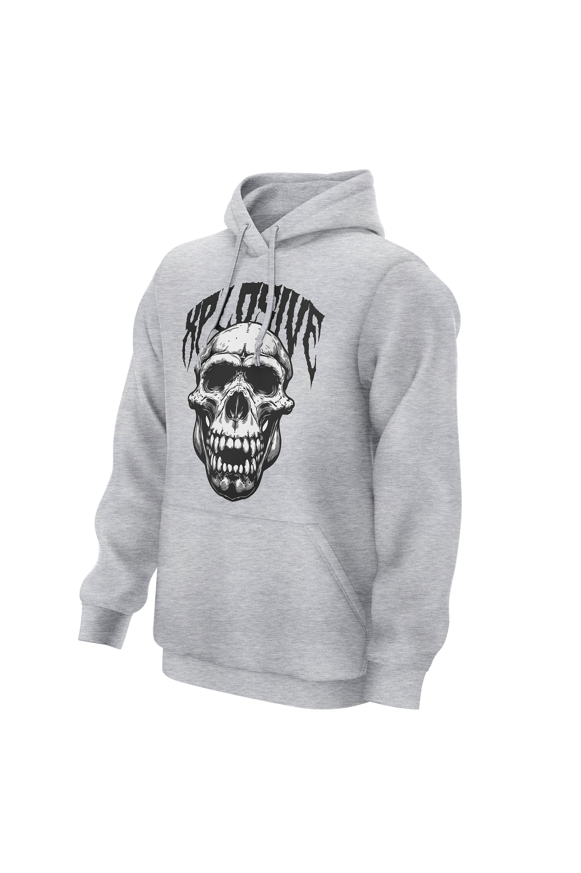 XAPE Skull V1 Hoodie - Grey