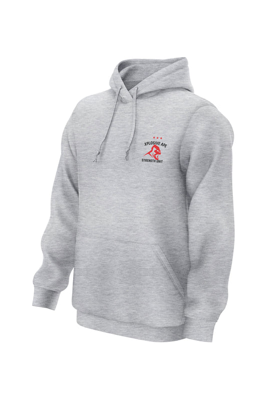 XAPE Strength Unit String Hoodie - Sports Grey