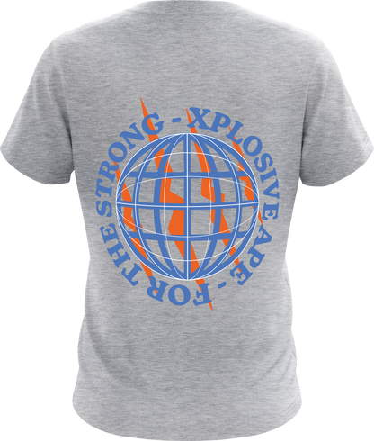 XAPE FTS Global Tee - Grey Marl