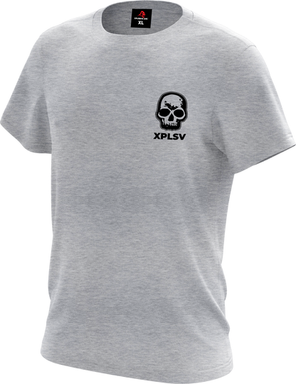 XAPE XPLSV Skull Tee - Sports Grey