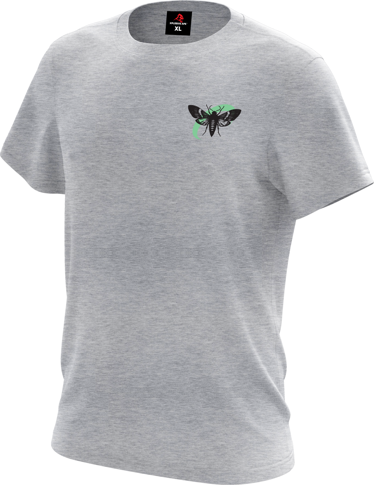 XAPE Moth Tee - Sports Grey