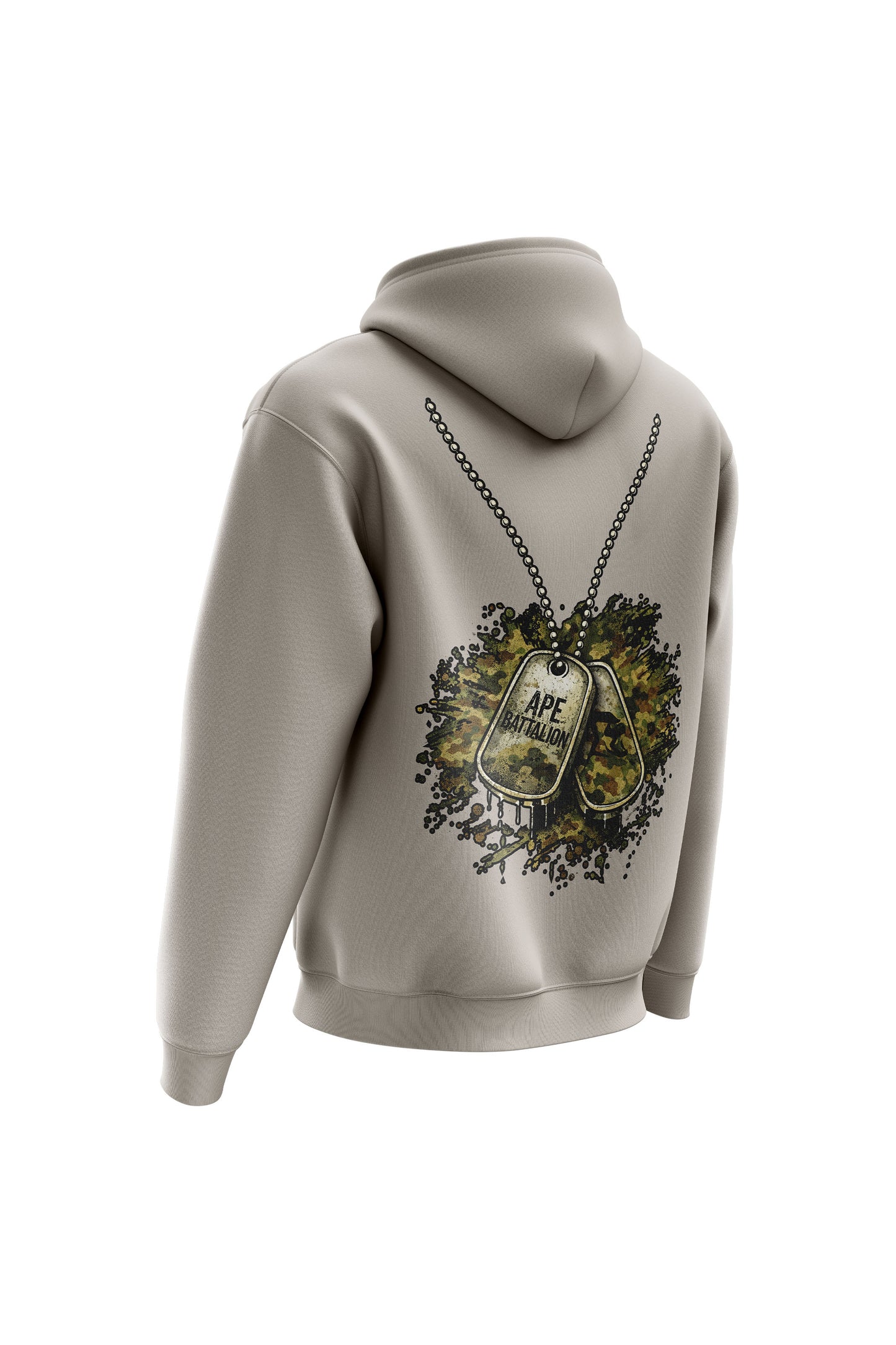 XAPE Tag Hoodie - Stone