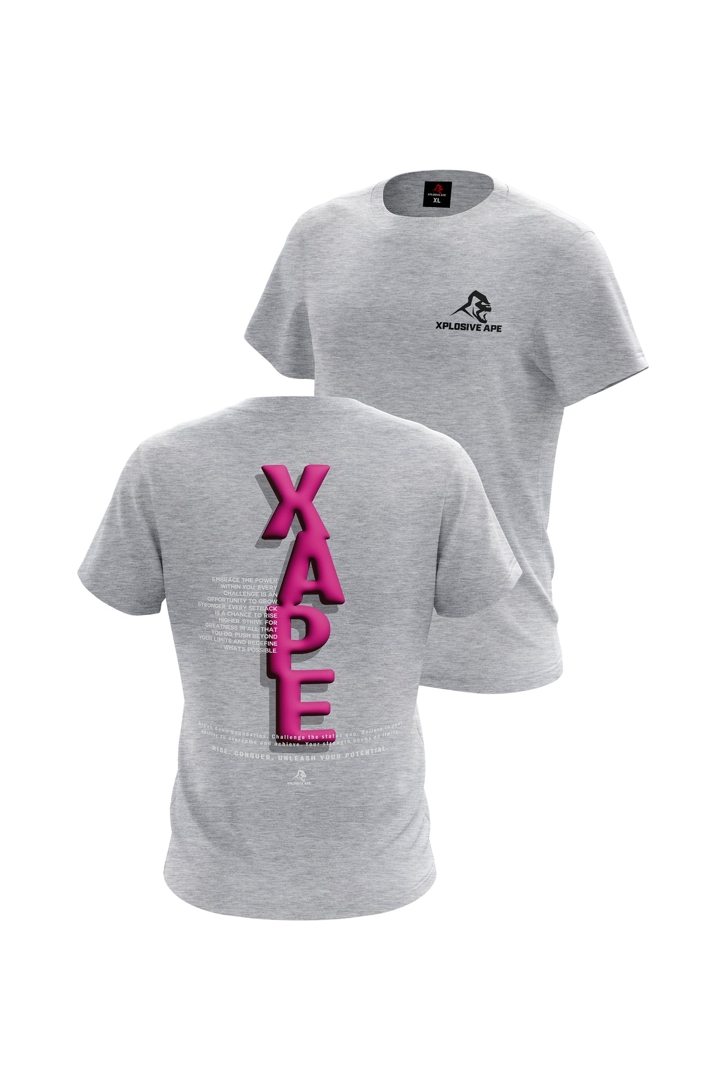 XAPE Potential V2 Hoodie & Tee Combo - Sports Grey