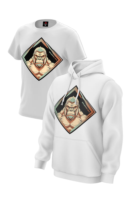 XAPE Titanium V2 Hoodie & Tee - White