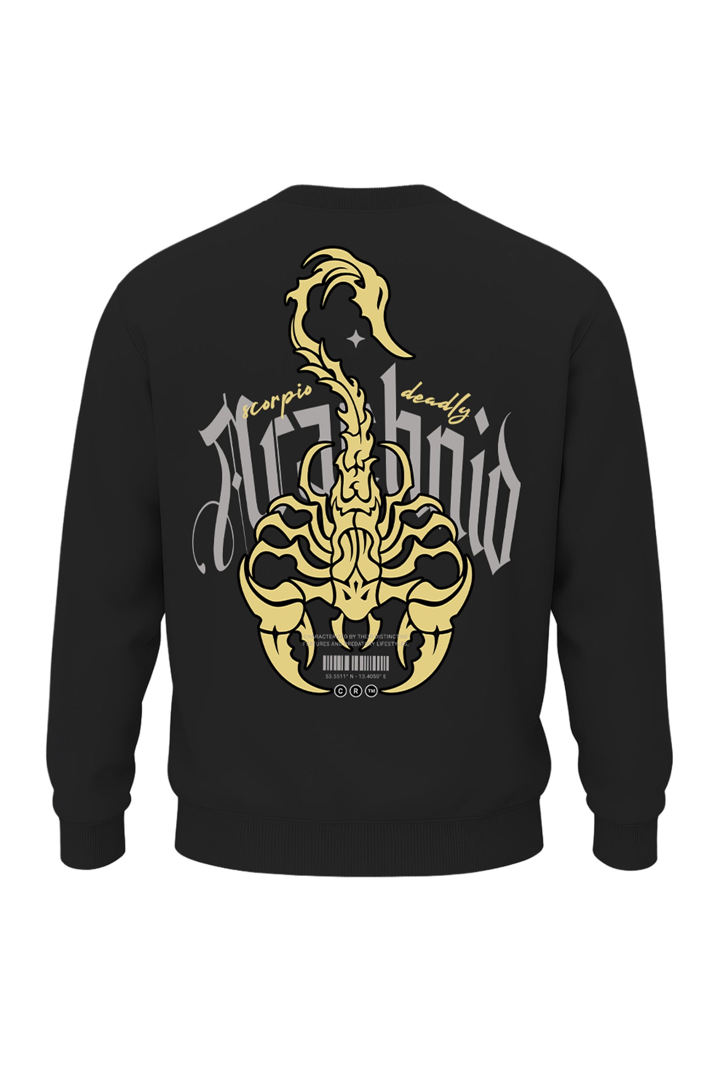 US Deadly Scorpio Sweatshirt - Black