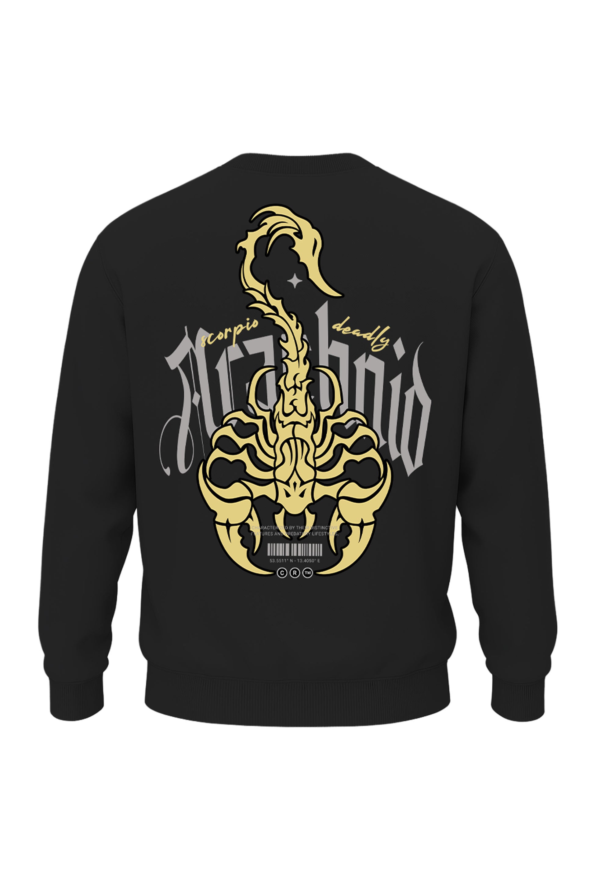 US Deadly Scorpio Sweatshirt - Black