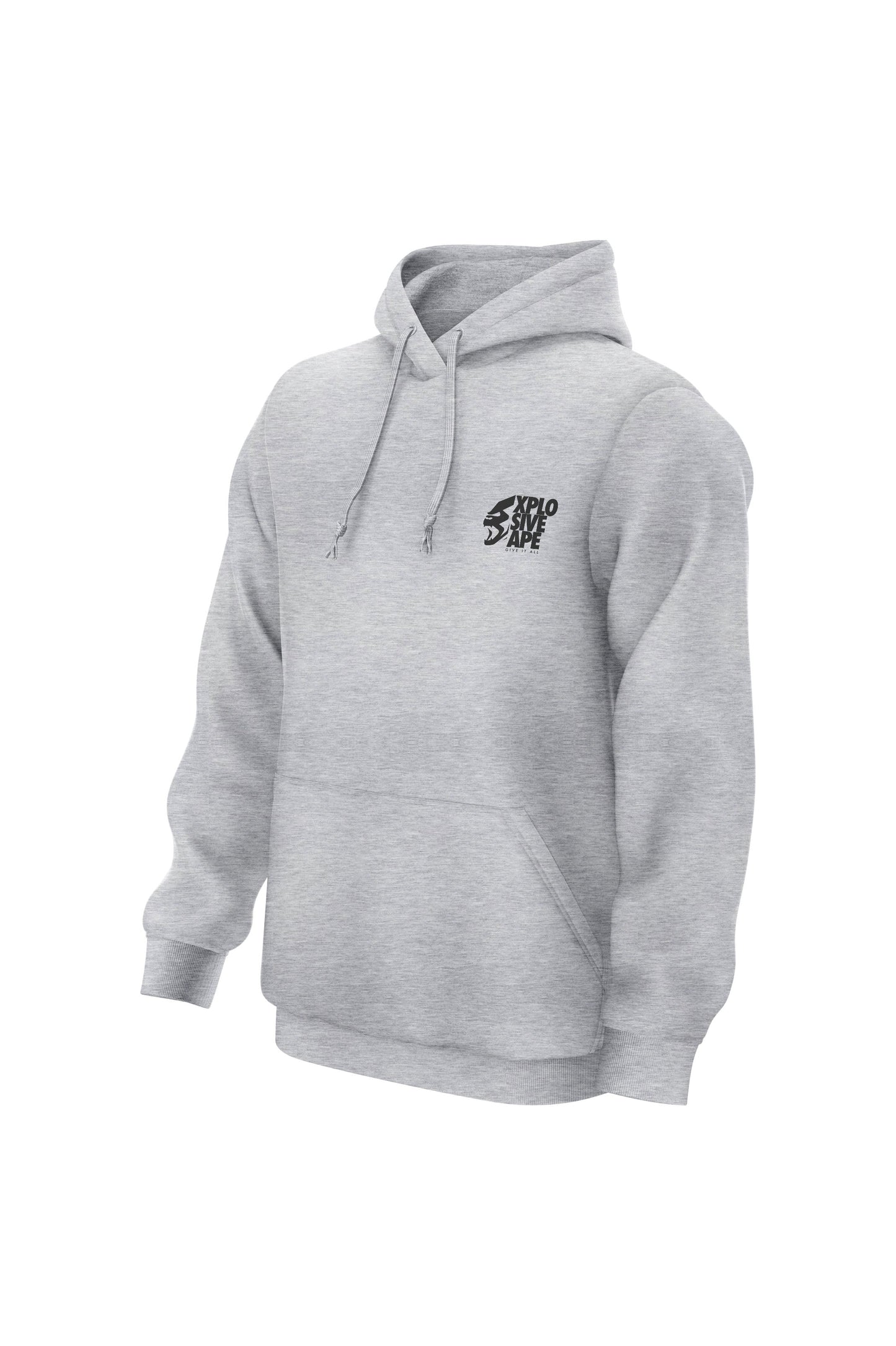 XAPE Ultimate Ape V2 String Hoodie - Heather Grey