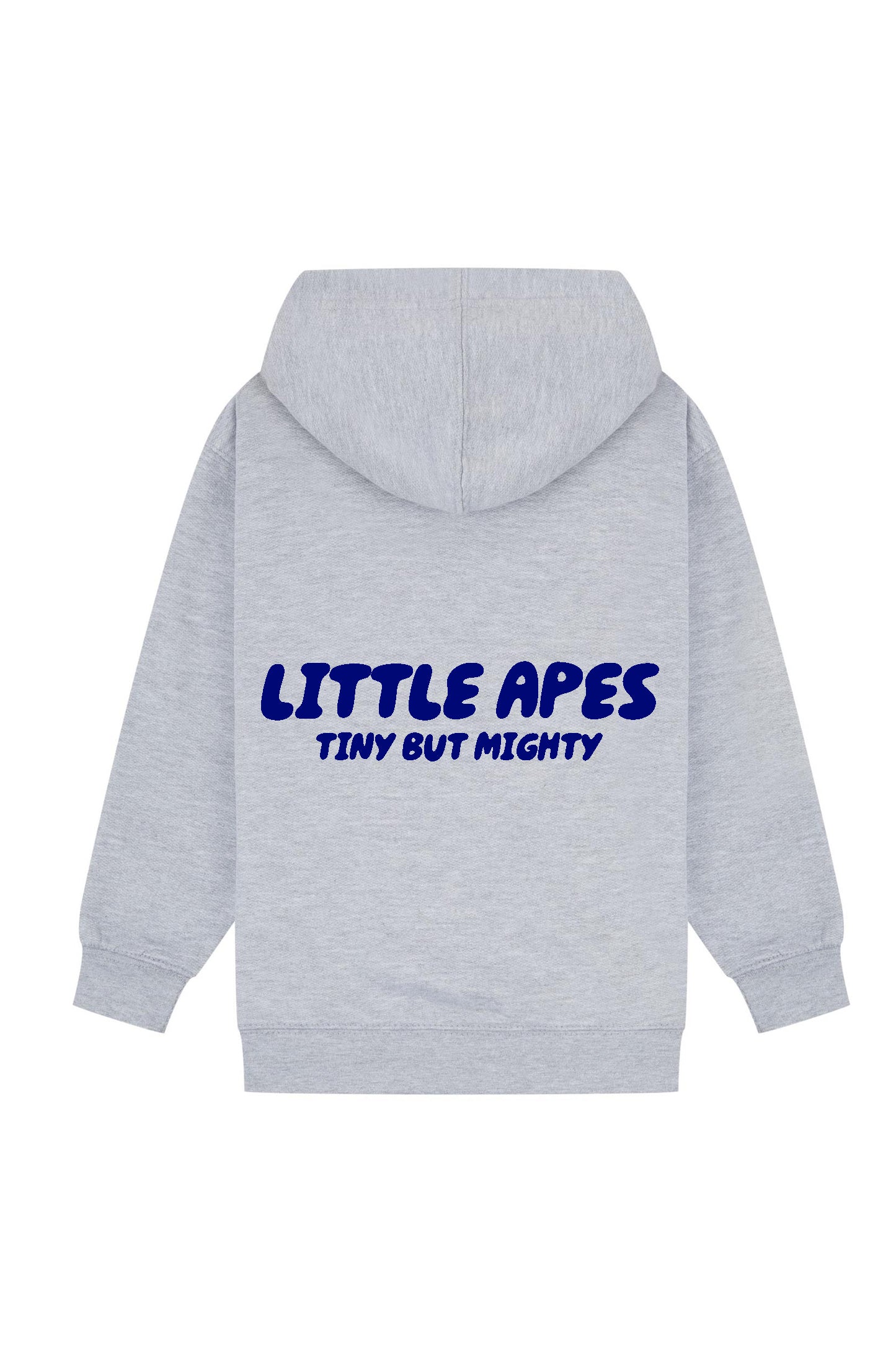 Little Apes Tiny But Mighty Hoodie - Sports Grey