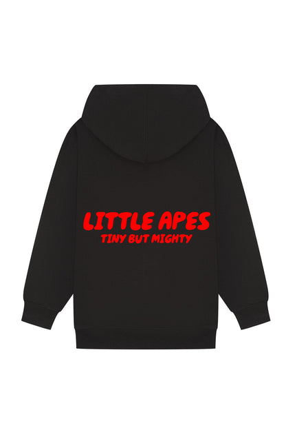 Little Apes Tiny But Mighty Hoodie - Black