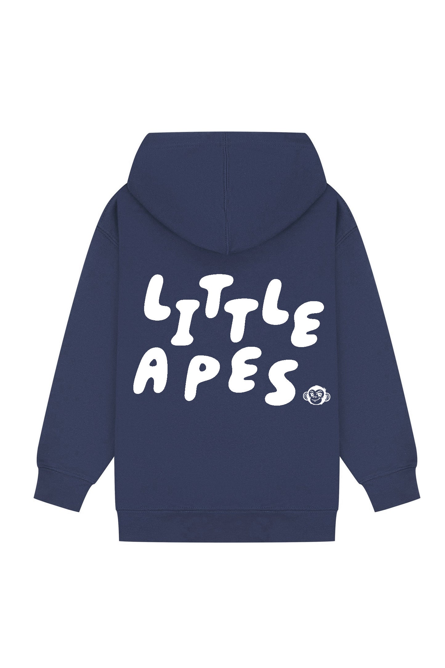 Little Apes Letters Hoodie - Navy