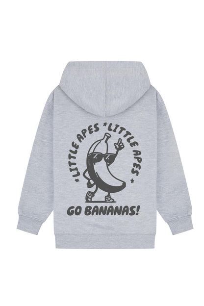 Little Apes Go Bananas! Hoodie - Sports Grey