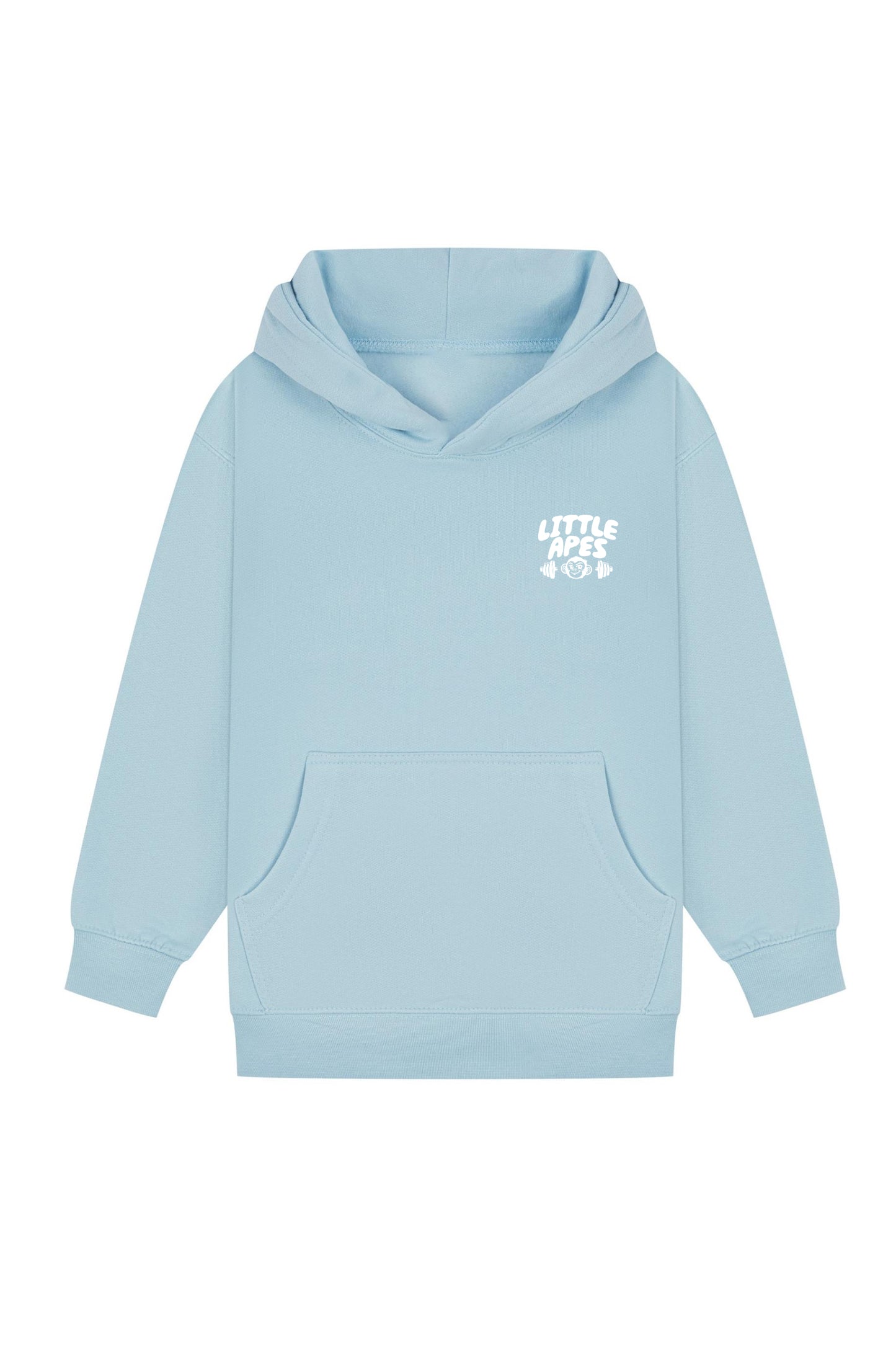 Little Apes Little Lifters Club Hoodie - Light Blue