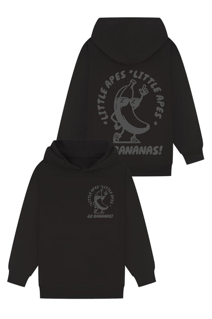 Little Apes Go Bananas! Hoodie - Black