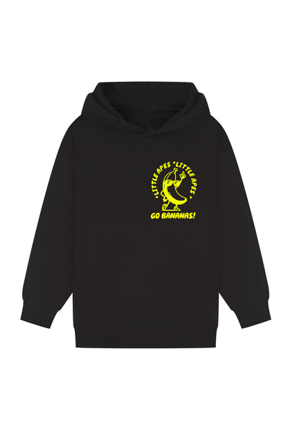 Little Apes Go Bananas! Hoodie - Black/Yellow