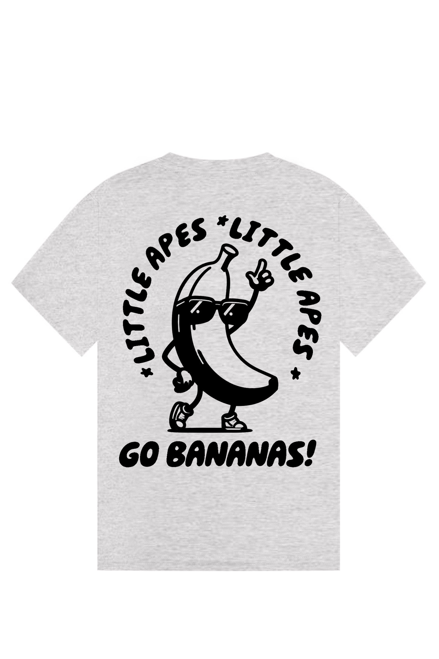 Little Apes Go Bananas!  Tee - Sports Grey