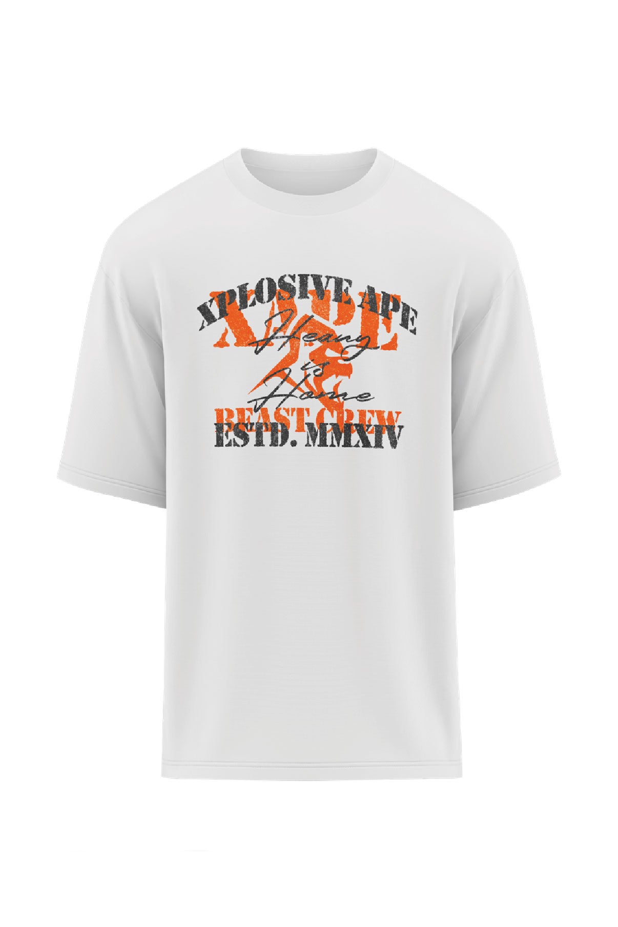 XAPE Ape Club MMXIV Oversized Tee - White