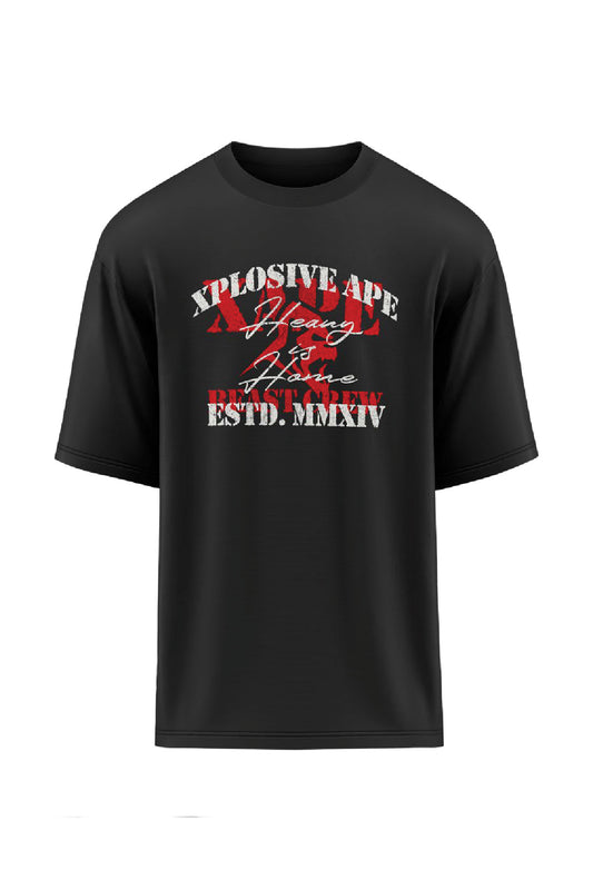 XAPE Ape Club MMXIV Oversized Tee - Black