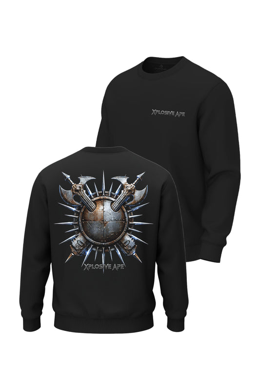 XAPE Warlord Crest Sweatshirt - Black