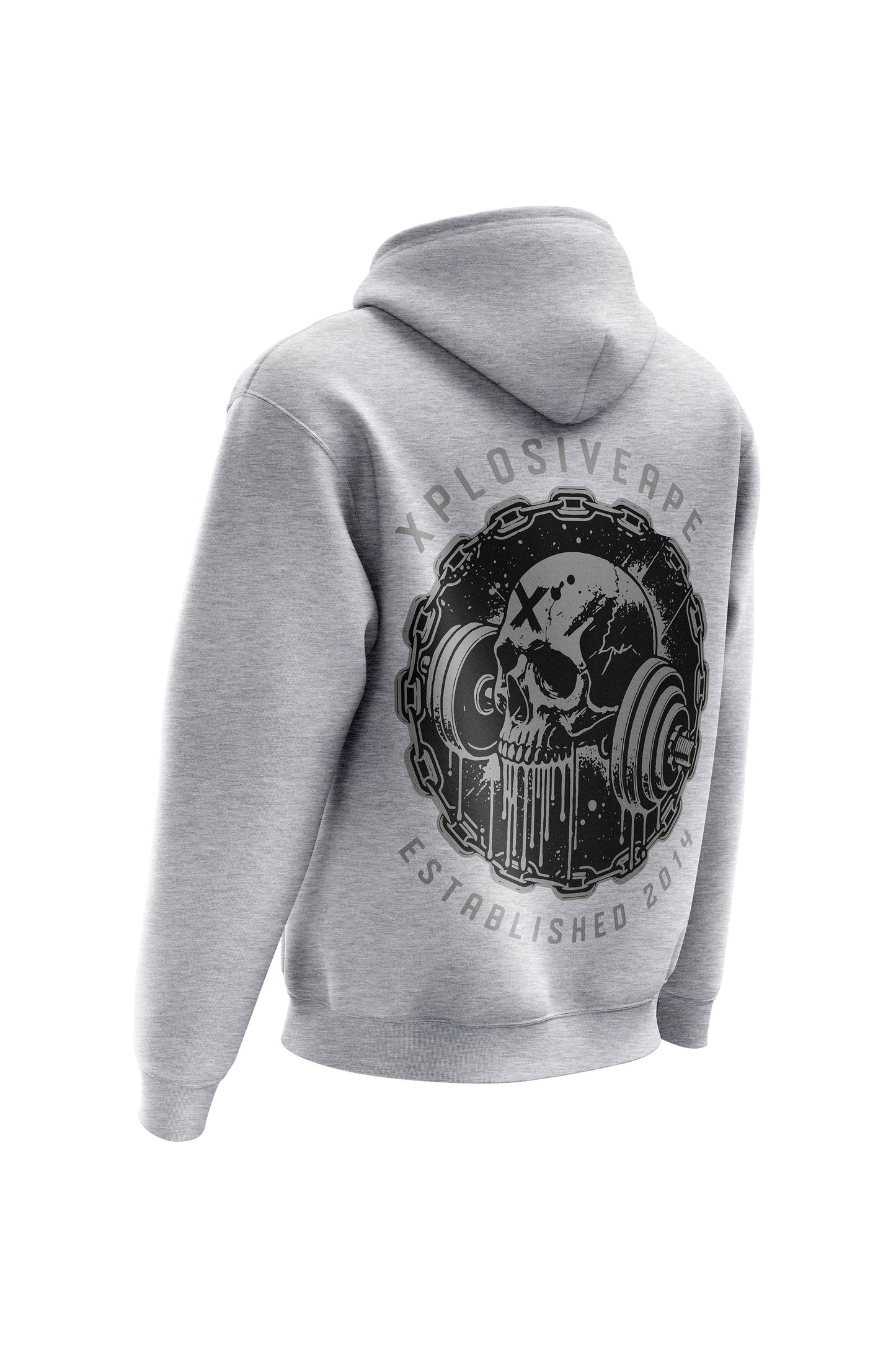 XAPE Whiplash Hoodie & Tee Combo - Sports Grey