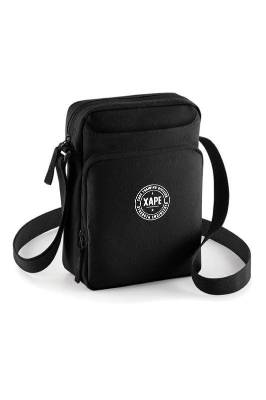 XAPE Classic Badge Logo Cross Body Bag - Black