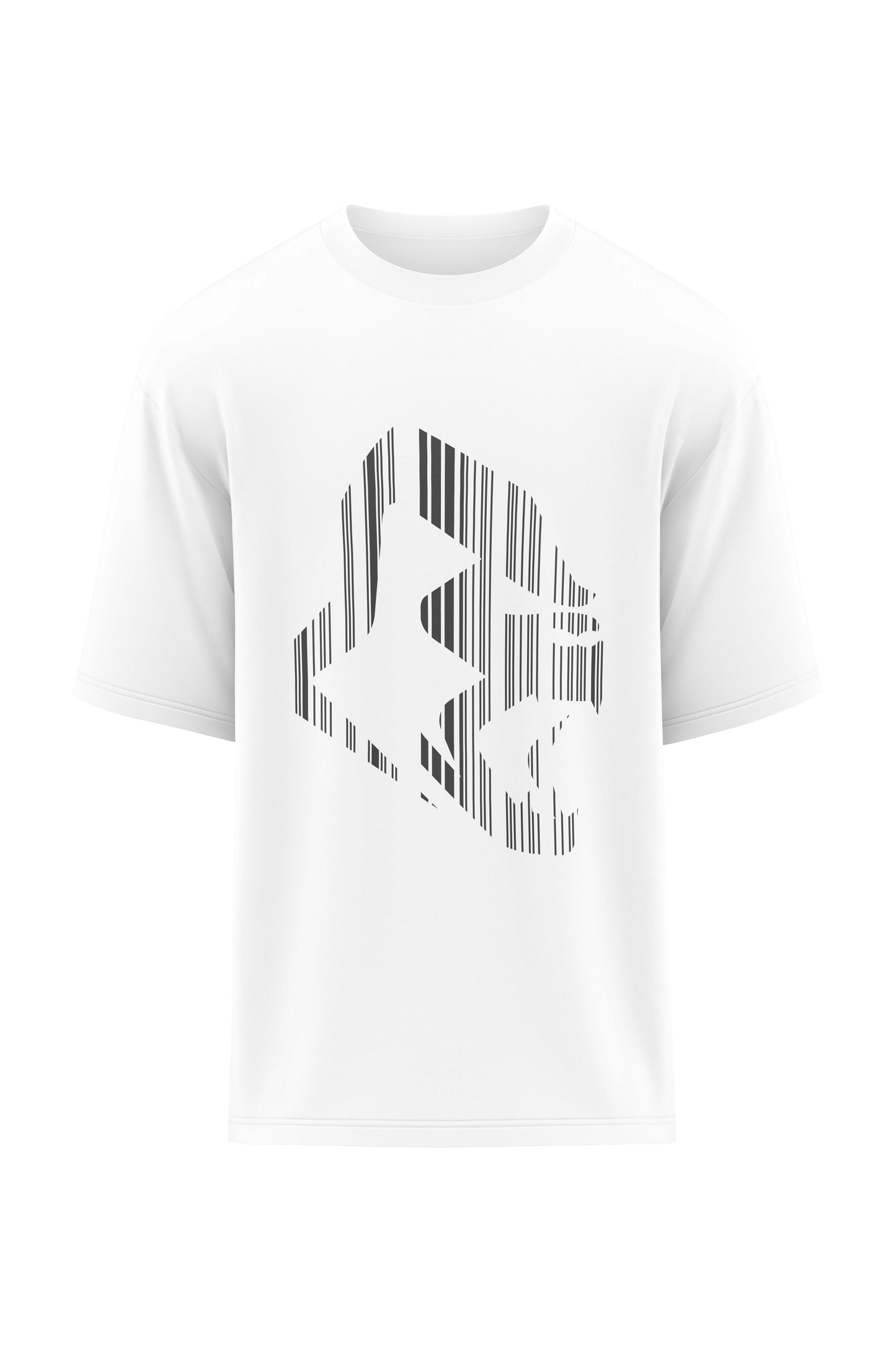 XAPE Apehead Barcoded Oversized Tee - White