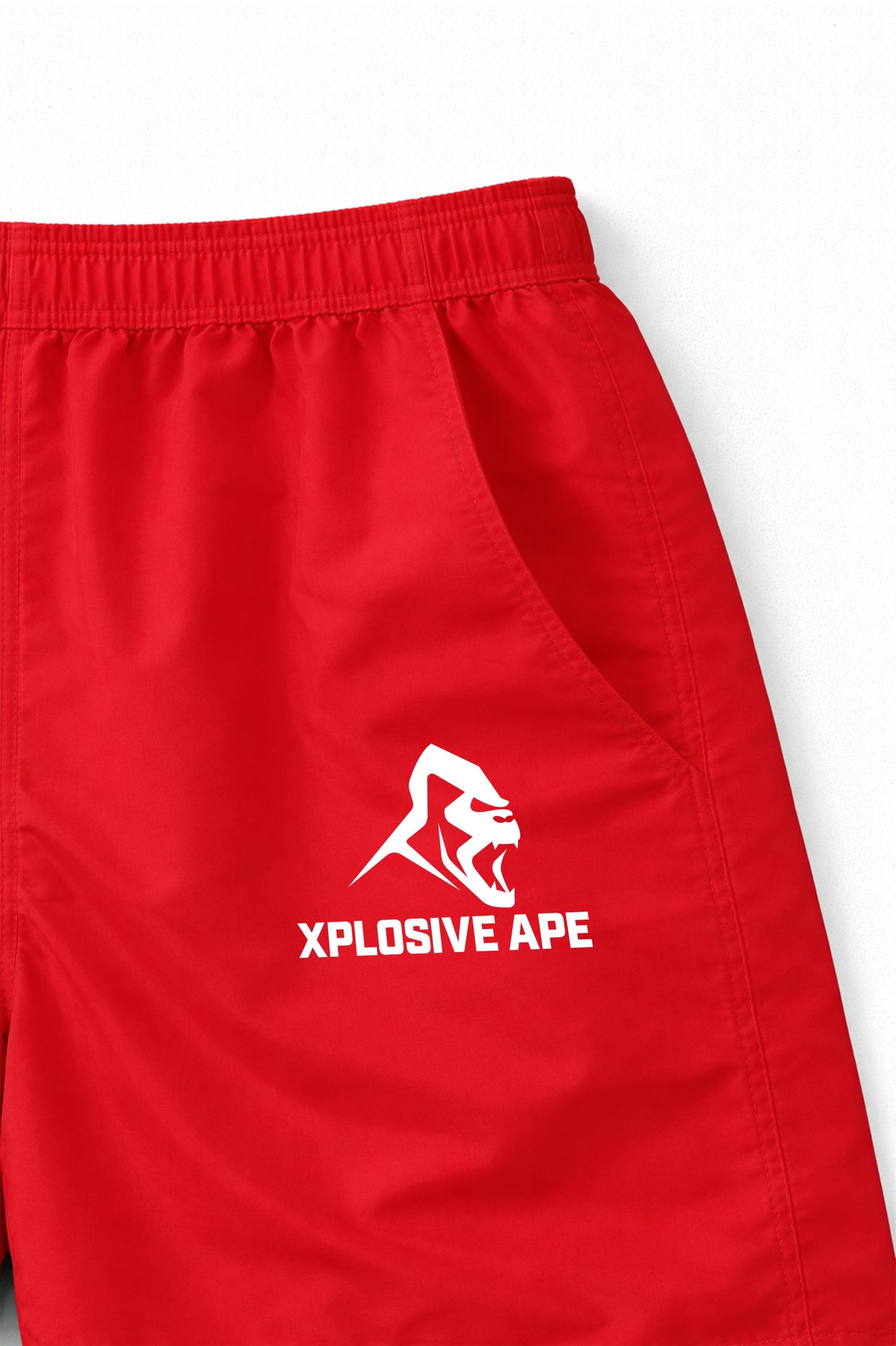 XAPE Classic Logo Performance Shorts - Red