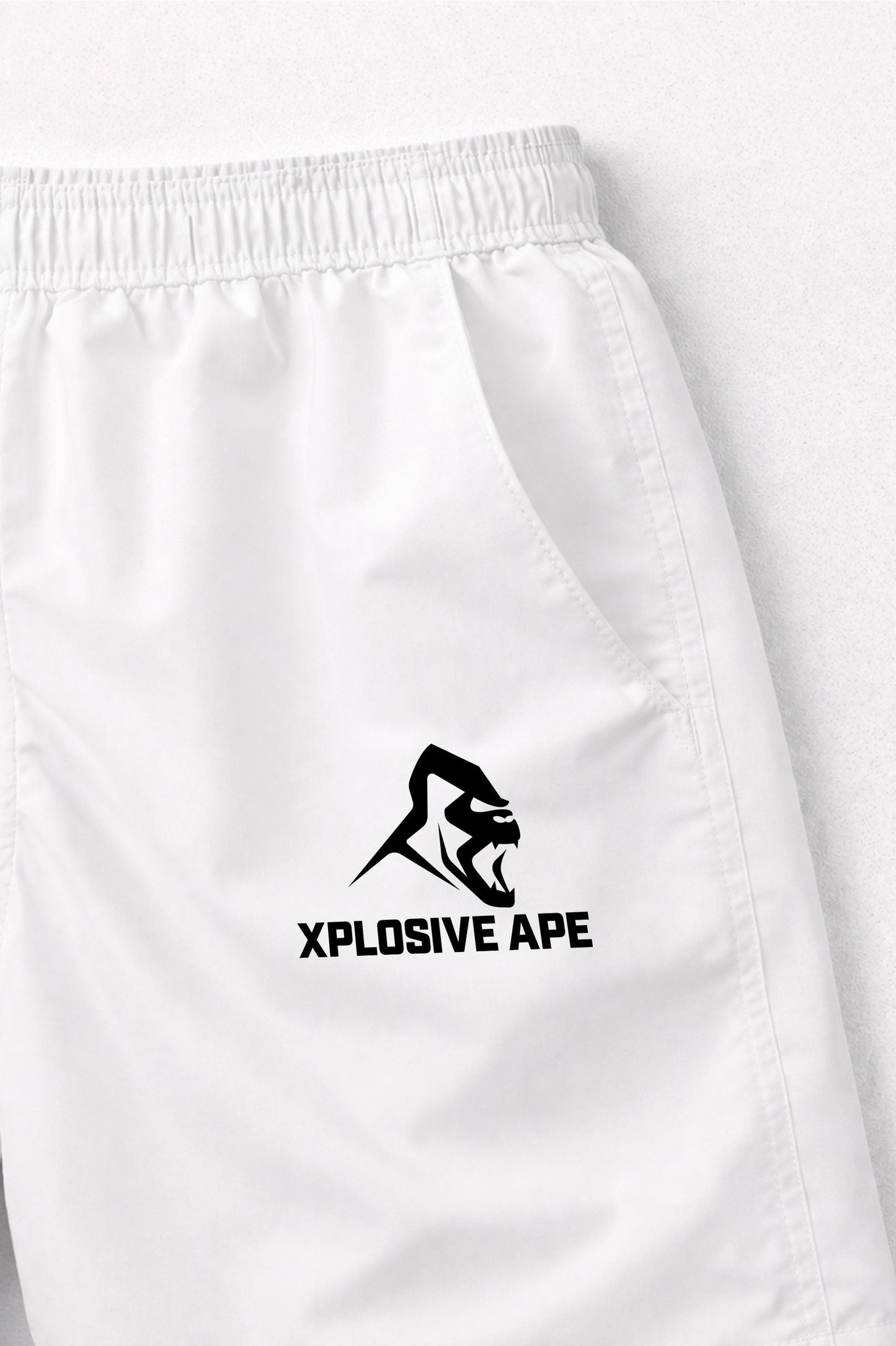 XAPE Classic Logo Performance Shorts - White