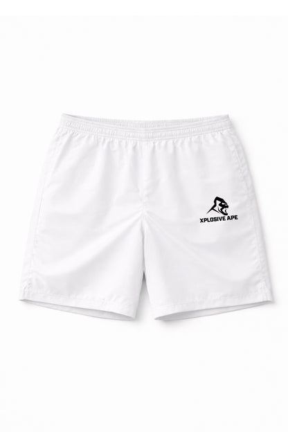 XAPE Classic Logo Performance Shorts - White