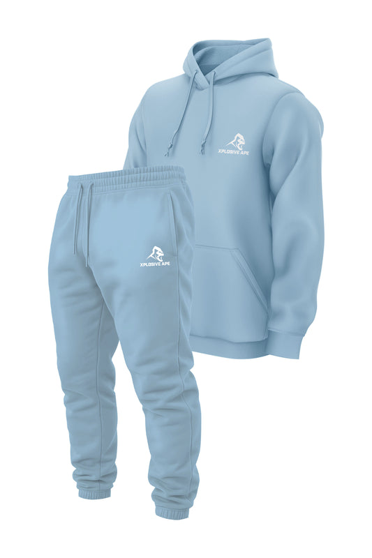 XAPE Classic V2 String Hoodie & Prime Logo V2 Joggers Combo - Sky
