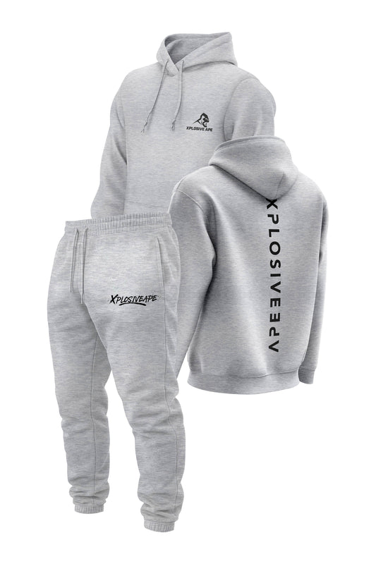 XAPE Futuristic V2 String Hoodie & Desolate V2 Joggers - Grey