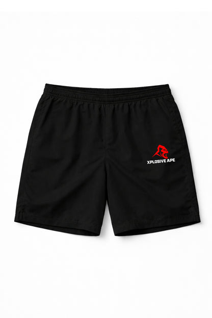 XAPE Original Logo Performance Shorts - Black