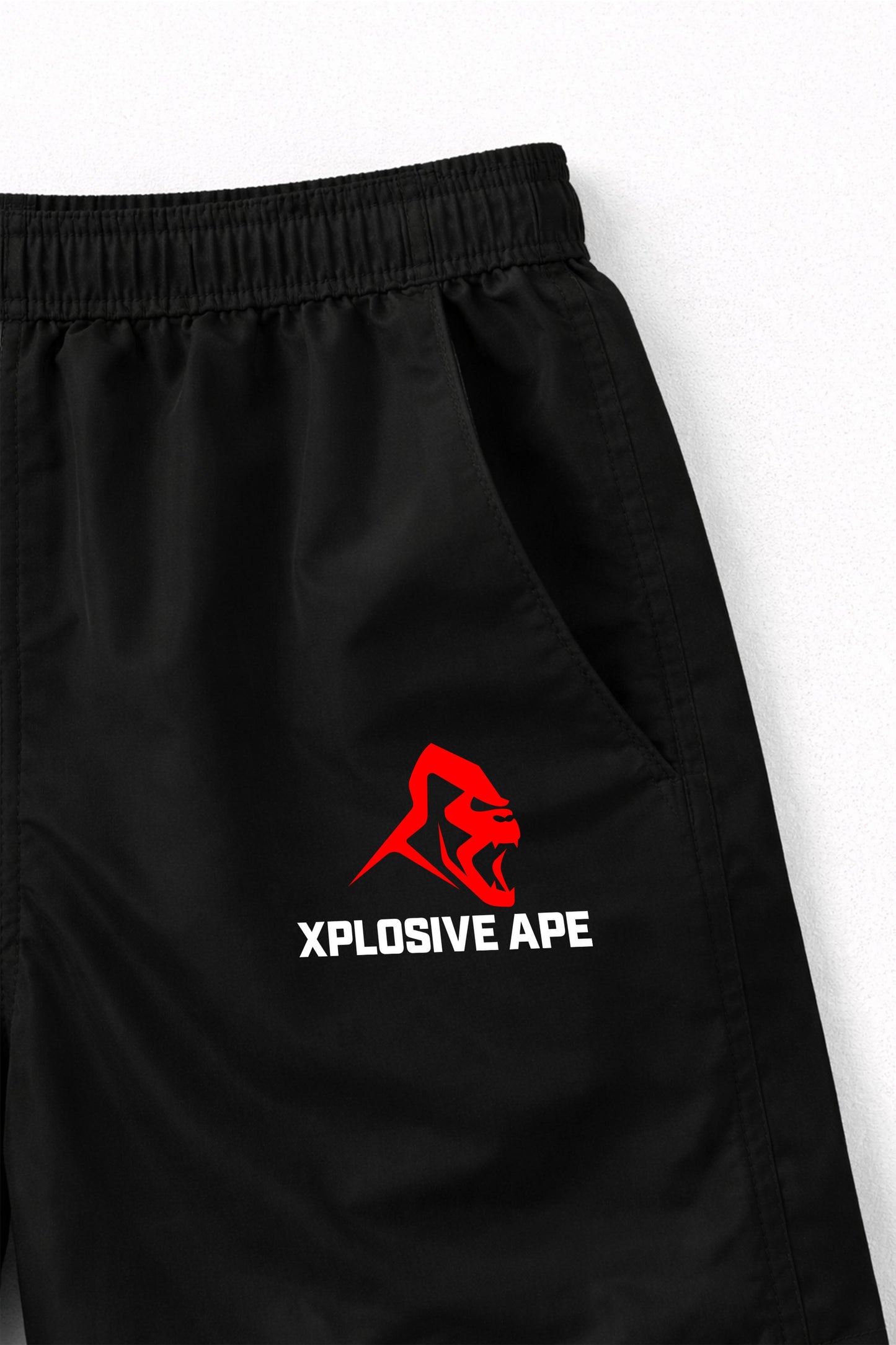 XAPE Original Logo Performance Shorts - Black