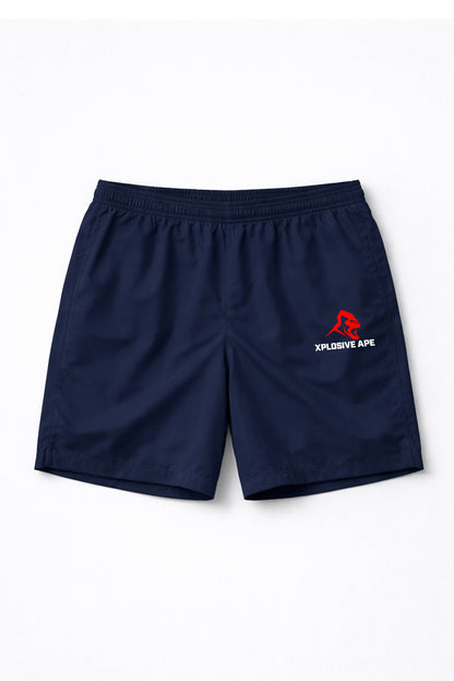 XAPE Original Logo Performance Shorts - Navy