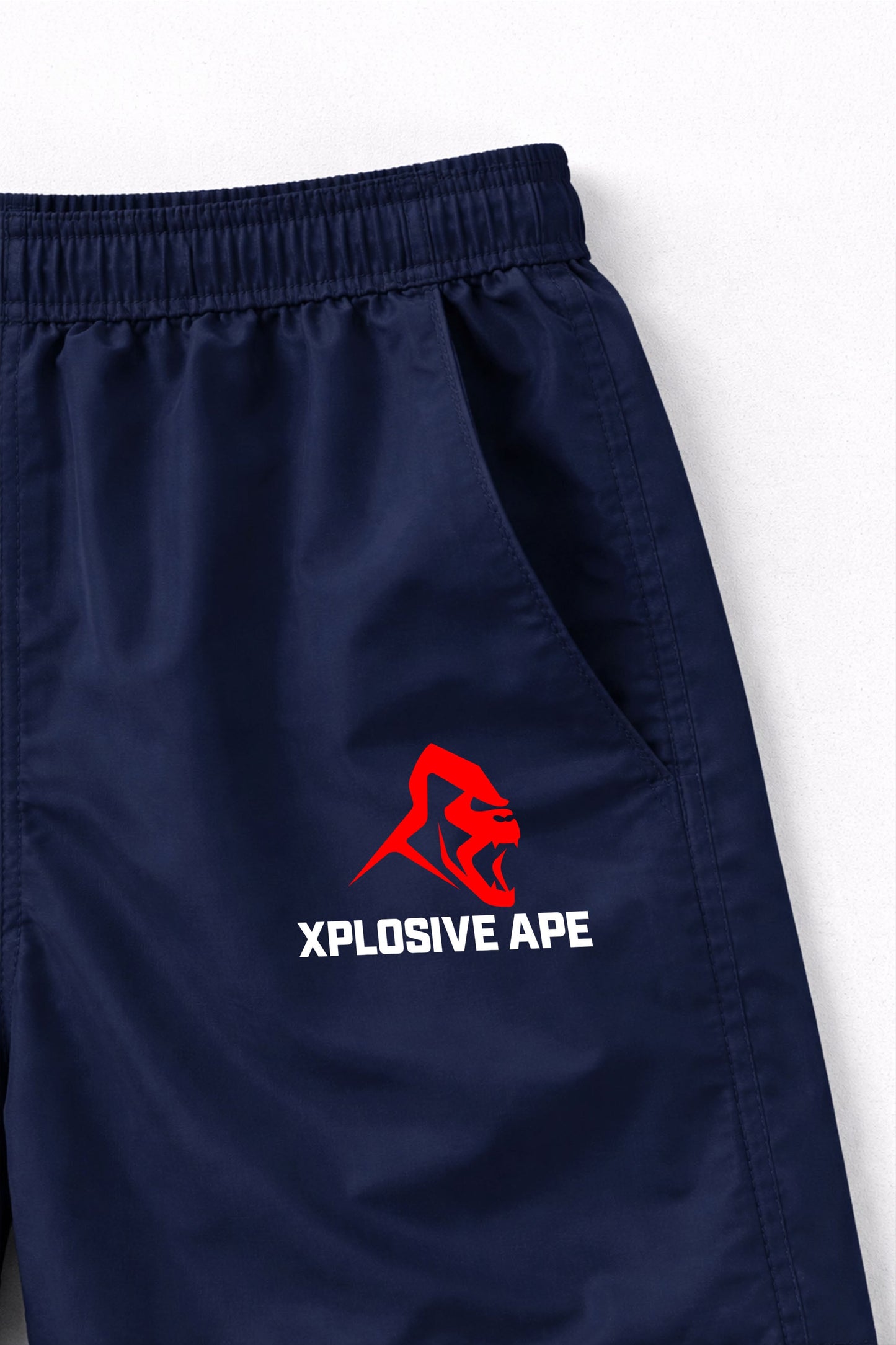 XAPE Original Logo Performance Shorts - Navy