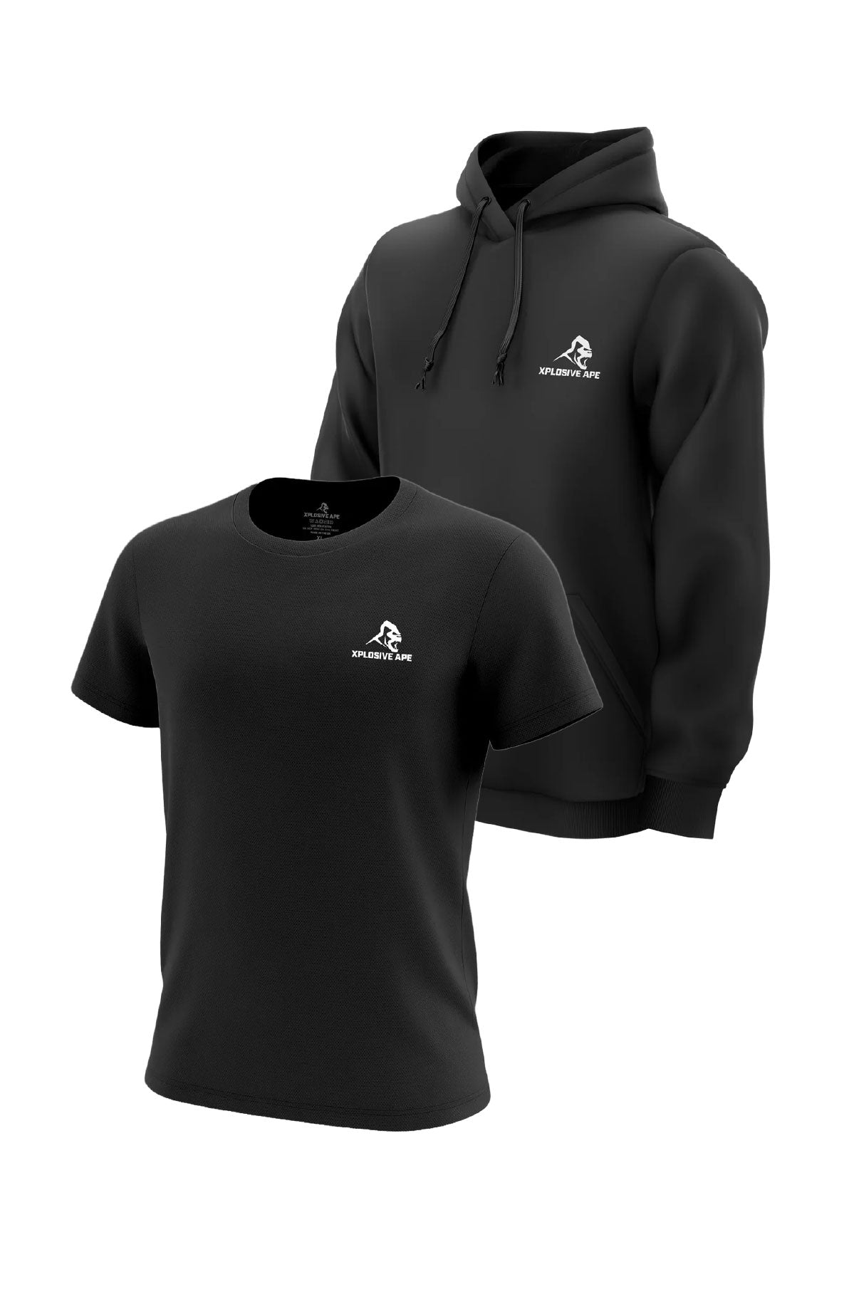 XAPE Prime Hoodie & Prime Tech Tee Combo - Black