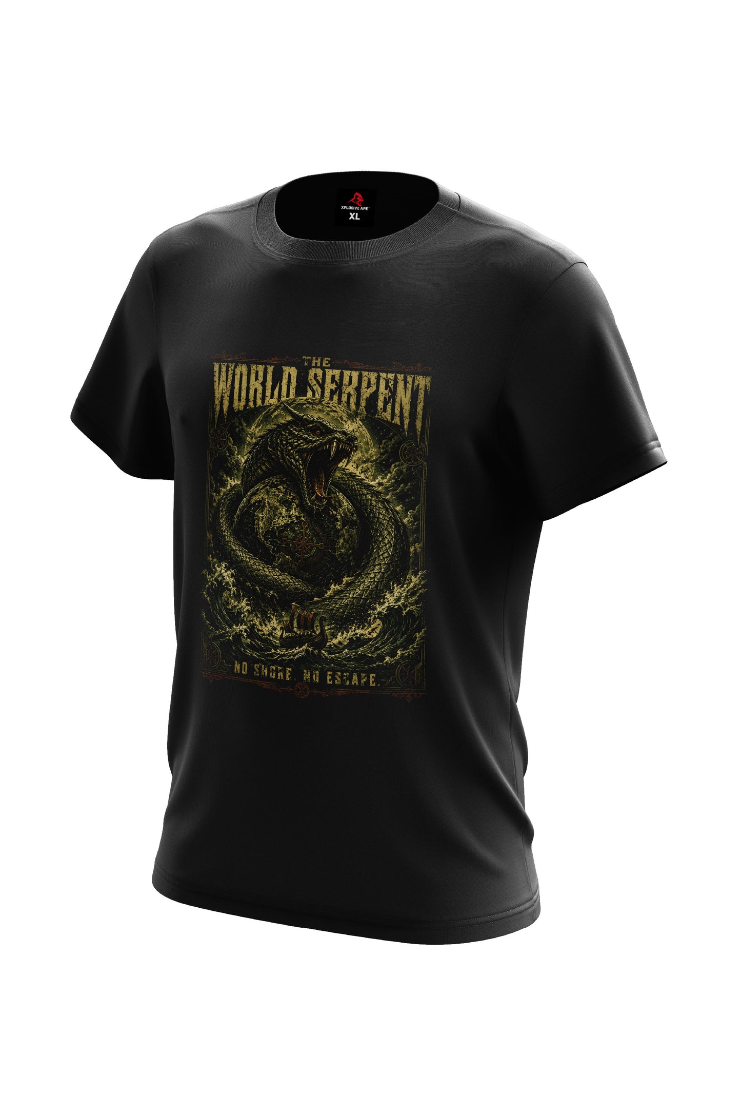 XAPE The World Serpent Tee - Black
