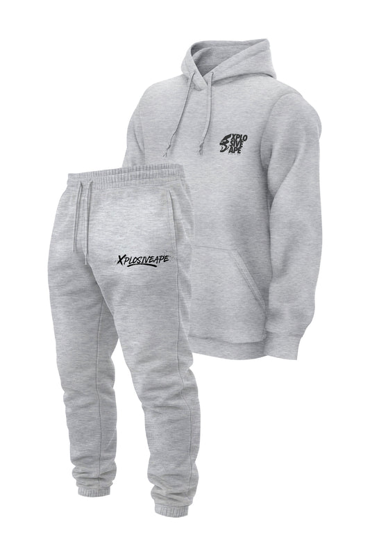 XAPE Ultimate Ape V2 String Hoodie & Desolate V2 Joggers - Grey